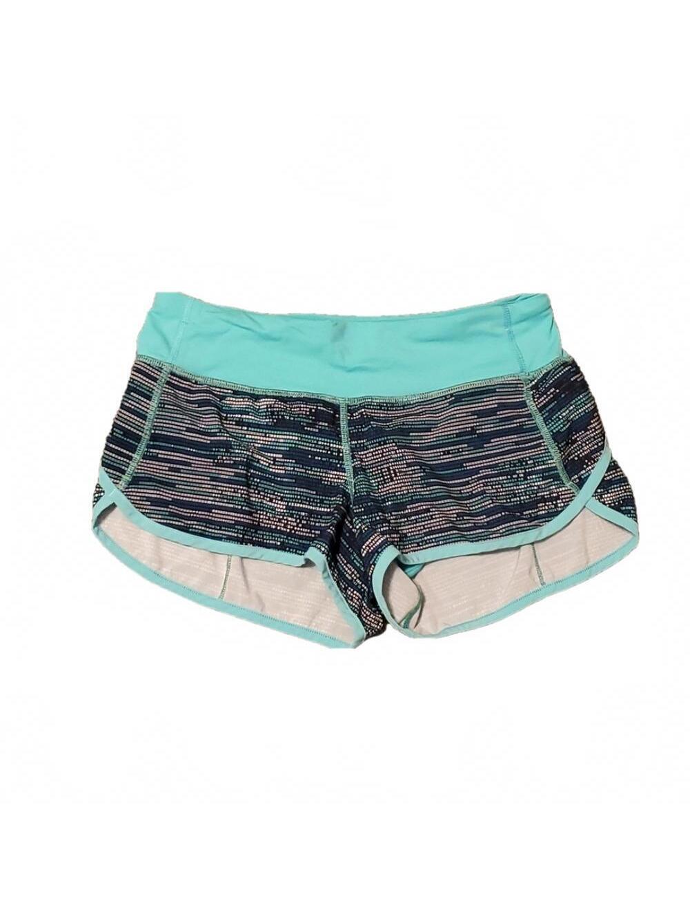 #237 Lululemon sea wheeze Shorts size 4 b867.